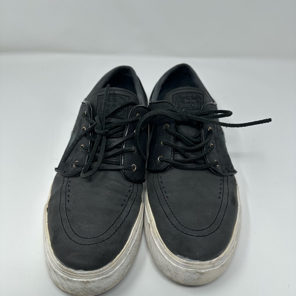 Nike SB Zoom Stefan Janoski Premium Shoes Black size 10